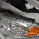 Headlights Headlamp Replacement for Sonata 2011-2014 Projector Headlight Clear Lens Amber Corner Pair Left and Right Side Replacement for HY2502159 HY2503159