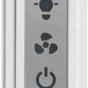 Homewerks 7150-02 LED 2-Way Panel Bathroom Light Switch for Ventilation Fans