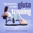 BootySprout Hip Thrust Machine for High Resistance Glute Training - Home Gym Workout - Comes with 45, 90, and 135 Lbs of Resistance