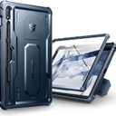 Dexnor Case for Galaxy Tab S8/S7 11 Inch, Built-in Screen Protector & Kickstand - S Pen Holder, Heavy Duty Shockproof Full Body Protective Cover - Blue