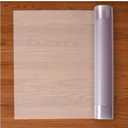 RESILIA Premium Clear Floor Protector Mat  Heavy-Duty Plastic Vinyl Covering for Hardwood, Tile, or Laminate Floors, Table, or Desk American Modern Pattern 27" x 6' Waterproof Roll, Made in USA