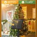 Brightown 2 Pack Solar Christmas String Lights Outdoor, Total 144Ft 400 LED Twinkle Fairy Lights Waterproof with 8 Modes Auto On/Off for Patio Tree Garden Party Home Wedding Decorations (Warm White)