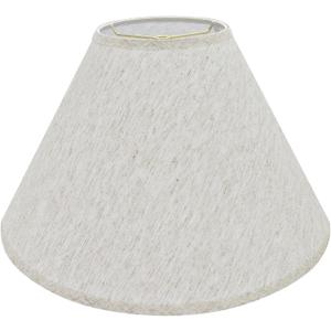Aspen Creative 32772 Transitional Hardback Empire Shaped Spider Construction Lamp Shade in Flaxen, 18" wide (7" x 18" x 12 1/2")