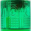 Solar Strobe Warning Light, with Strong Magnetic Base High Bright LED Flashing 360 Wireless Control Automatically Turn On Waterproof IP65 for Construction, Traffic, Factory, Safety Sign (Green)