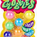 Crayola Globbles Fidget Toy (6ct), Stocking Stuffers for Kids, White Elephant Gifts, Sticky Stress Ball for Adults & Kids, Squishy Balls, Calming Sensory Toys for Stress Relief (6 Count (Pack of 1))