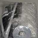 Magnetic Thermal Insulated Door Curtain for Winter Fits Door Size 36" x 82", Temporary Thermal Door Cover for Cold with Thickened Cotton, Window Insulation Kit for Sliding Glass Doorways - Black