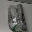 ONCAI Slipper for Men with Arch Support,Cotton-Blend Memory Foam House Slippers for Men Warm Strips Fluff Plush Wool-like Clogs with Rubber Sole Grey Size 13