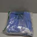 10x10 Canopy Replacement Top for Pop Up Canopy Tent - 4 Drainage Holes10x10ft Canopy top Suitable for Most of The Standard Canopy(top only) (Blue)