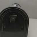 Architectural Mailboxes Edson Weather-Resistant Steel Metal Post Mounted Mail Box for Outside, Gunmetal Grey, Medium Curbside Mailbox with Magnetic Latch, USPS Approved for Residential Delivery