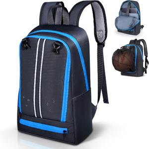 Geestock Sport Gym Backpack for Men & Women with Detachable Mesh Bag & Shoes Compartment, Lightweight Waterproof Multi-Purpose Workout Backpack for Travel, Work, Sport & Daily Use