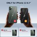 Ultra Strong Magnetic for iPhone 11 Case, Military Grade Drop Protection, Compatible with MagSafe, Shockproof Anti-Scratch Translucent Matte Slim Fit Stylish Phone Protective Cover 6.1",Midnight Green