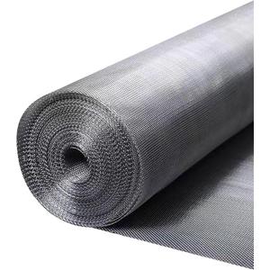 304 Stainless Steel Mesh Window Screen Roll 36" x 200" with Stab Resistant Gloves, Pet Proof Window Screen Replacement, Durable Wire Mesh Screen for Home and Office (36" x 200")