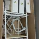 Large Jewelry Holder Organizer, Jewelry Display Stand with 3 Jewelry Box Drawers, Earring Storage Organizer Necklace Rack Jewelry Towers for Necklace Earring Bracelet Ring Watch (White)