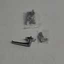 2 Sets Purocean Level Handle Cam Lock,L-Type Locking Door Handle,Cabinet Handle Lock Chrome (PX058 Right)
