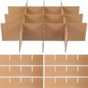 ABOOFAN Cardboard Dividers for Moving Boxes 13.18X3.14X0.11 Inch Packing Kit with Protective Inserts for Glassware Dishes Safe Storage and Transport