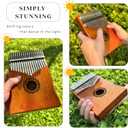 Newlam Kalimba Thumb Piano 17 Keys, Portable Mbira Finger Piano Gifts for Kids and Adults Beginners