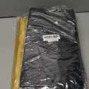 16Pcs Round Plastic Tablecloth and Satin Table Runner Set 84 Inch Round Covers 12 x 108 Inch Table Runners for Christmas Wedding Birthday Party Baby (Black)