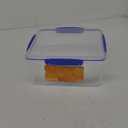 Sistema KLIP IT Food Storage Container, 5 L, Airtight & Stackable, BPA-Free, Clear with Blue Clips (169oz)