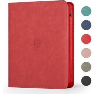 Deoyibu 9 Pocket Card Binder, 360 Pockets Trading Card Binder, Double Sided Pocket Collection Binder, Card Folder for MTG, TCG, Game Cards, Sport Cards, Red