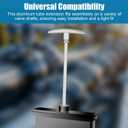 2pcs RV Waste Valve Extension Tubes, 9 Inch Long RV Sewer Hose Kit RV Sewer Valve Handle Replacement RV Replacement Parts (Rod Tube Included)