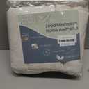 Nanspring Linen Kitchen Curtains 36 Inch Length Curtain Farmhouse Small Window Drapes Cafe Light Filtering Flax Country Rustic Back Tab Rod Pocket Bathroom Cream Drape 2 Panels 24Wx36L (Natural)