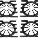 Upgraded PA060037 PA060024 Spider Grate Replacement Parts for Viking Range Parts Burner Grate, Cast Iron Cooking Grate for Viking Stove Top Parts Range Grate VDSC305 VGIC305 VGIC365 (4 pack)