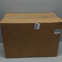 Grandeur 849287 Hardware Fifth Avenue One-Piece Handleset with D Grip and Baguette Clear Crystal Knob, Dummy Entry Set, Timeless Bronze