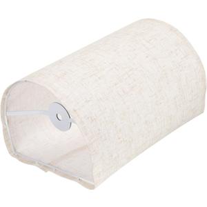 Fabric Lamp Shade for Desk Lamp Detachable Beige Linen Cover with Safe Metal Frame Lightweight and Easy to Install Table Light Shade for Bedroom and Living Decor