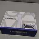 Upgrade Retro Gaming Console Pro, Wireless Retro Game Stick Console with 20000+ Games, Built-in 23 Game Emulators, Video Games Plug and Play with Upgrade Dual 2.4G Wireless Controllers White (64G)