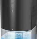 Small Dehumidifiers for Bathroom, Bedroom, Dorm Room, Home, RV, Closet, Wardrobe, Office, Portable Dehumidifier with Auto Shut Off, Auto Defrost, Colorful Light, Ultra Quiet, Energy Saving, 35 OZ (Blue)