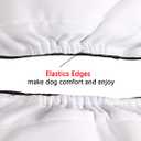 Vecomfy Belly Bands for Male Dogs Diapers(5 Pack),Premium Washable Reusable Small Dog Belly Wrap Leakproof Puppy Diapers,S