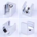 Angle Simple Shower Head Holder Wall Mount, Brass Shower Wand Handle Holder, Sprayer Bracket, Chrome