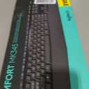 Logitech MK345 Wireless Keyboard and Mouse Combo with Palm Rest, 2.4 GHz USB Receiver, Compatible with PC, Laptop, Black