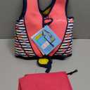 Limmys Premium Kids Swim Vest - Toddler Swim Jacket and Buoyancy Swimming Aid - Modern Design Swimming Vest for Boys, Girls and Babies - Drawstring Bag Included (Medium, Pink Blossom)