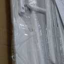 LUMTOK 10-Drawer Dresser, Fabric Storage Dressers Drawers for Bedroom, Hallway, Nursery, Closets, Steel Frame, Wood Top, Easy Pull Handle (White)