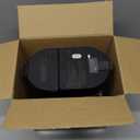 Small Single Serve Coffee Maker, Fast Brew One Cup Coffee Machine for K Cup and Grounds, 6 to 12 oz. Brew Sizes, Capsule Coffee Machine with Descaling Reminder and Viewing Tank, Black (9.45 Inches)