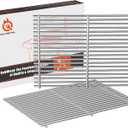 SUS304 66095 Genesis II Grill Grate Replacement Parts for Weber Genesis II 300 & GS4 Genesis II LX 300 Series Gas Grills, Genesis II E&S 310 315 320 325 340, Grill Parts for Weber Genesis 2 66802