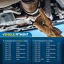 PHILTOP Front Catalytic Converter Compatible With Chevrolet, GMC 1996-1999 K1500/K2500/K2500 Suburban/C1500/C1500 Suburban/C2500/Tahoe 5.7L, 1996-1999 Yukon OE Replace 50410 Direct-Fit(EPA Compliant)