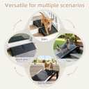Dog Ramp for Stairs – Non-Slip Pet Steps with Locked-in Carpet & Iron Frame, Helps Senior Dogs & Small Breeds Climb Safely (2-Pack)