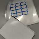 48 Pcs 5 x 7 Inch Magnetic Sheets for Dies Storage 0.6 mm Thickness Non-Adhesive Magnetic Sheets with Die Storage Bags, Die Cut Storage Essential Set (24 Pcs Sheets+24 Pcs Pockets+Label Stickers)