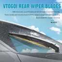 OEM Windshield Wiper Blades Replacement for BMW X5 2007 2008 2009 2010 2011 2012 2013, All Weather Original Factory Quality Front & Rear Wipers Set 24"+20"+15" (Pack of 3)