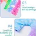 Nymphperi 2 Packs Gymnastics Leotard for Girls Sparkle Biketards with Shorts Kids Sleeveless Unitard One-Piece Dancewear, Size 105