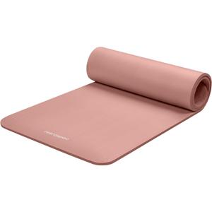 Retrospec Solana Yoga Mat Thick 1/2in Non-Slip Workout Mat with Nylon Strap - 72x24in Exercise Mat for Pilates, Stretching & Fitness - BPA Free, Easy Clean (Rose)