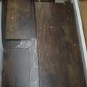 VASAGLE Side End Table with Charging Station, Slim Nightstand with 2 Drawers, Narrow Bedside Table for Living Room, Small Spaces, Rustic Brown and Ink Black ULET321B01