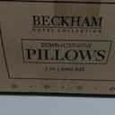 Beckham Hotel Collection Luxury Down Alternative Pillows for Sleeping, King, 2 Pack