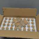 AerWo 32PCS 40ml Small Glass Bottles with Cork Lids, Potion Bottles with Cork Tags and Hemp Ropes, Spell jars Mini Glass Jars with Lids for Party Weddings Baby Shower Favors Crafts Home Decorations