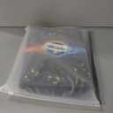 4 Pocket Trading Card Binder,400 Pockets Trading Card Collection Book with Sleevese,3-ring Zipper Sports Card Album with 50 Removable Double-Sided Card Holder (Black) (1-9.6*7*1.8 in)