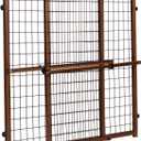 Evenflo Position & Lock Tall & Wide Baby Gate, Pressure-Mounted, 50"W x 32"H, Farmhouse Collection (1 Count (Pack of 1))