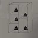 Furinno Reed Closet Organizers and Storage, 5-Cube Reversible Closet Shelves, Closet Organization Shelf, 9.4 x 19.5 x 31.5, for Bedroom, Closet, White