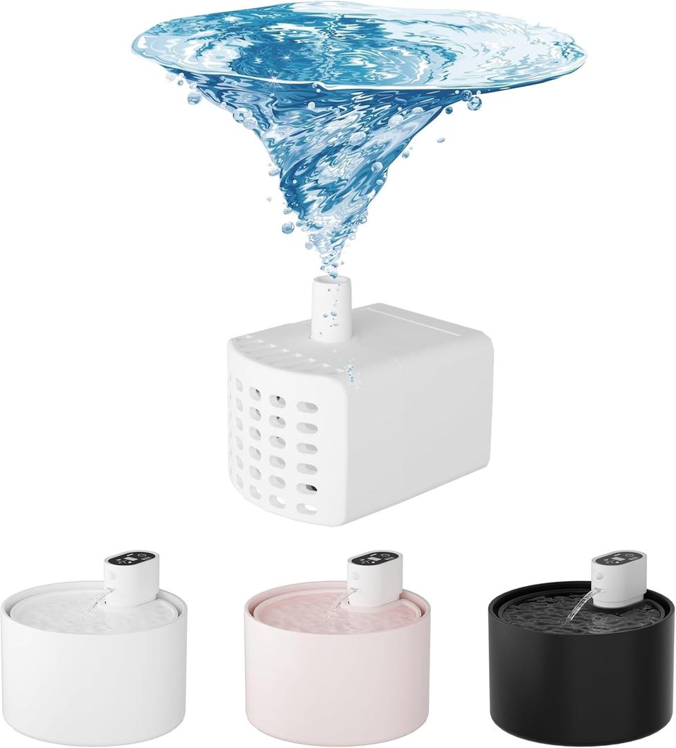 Replacement Pump for 3.2L Ceramic Cat Water Fountain Pet Fountain Dog Water Fountain Ultra Quiet Long Lifespan Water Pump